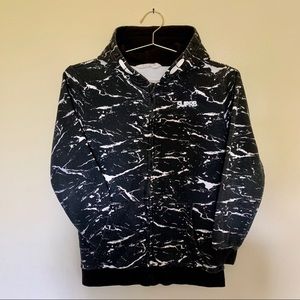 H&M Boys Hoodie Black & White Size 10 - 12
